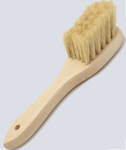 Brusca per zoccoli in legno con manico e setole naturali e robuste