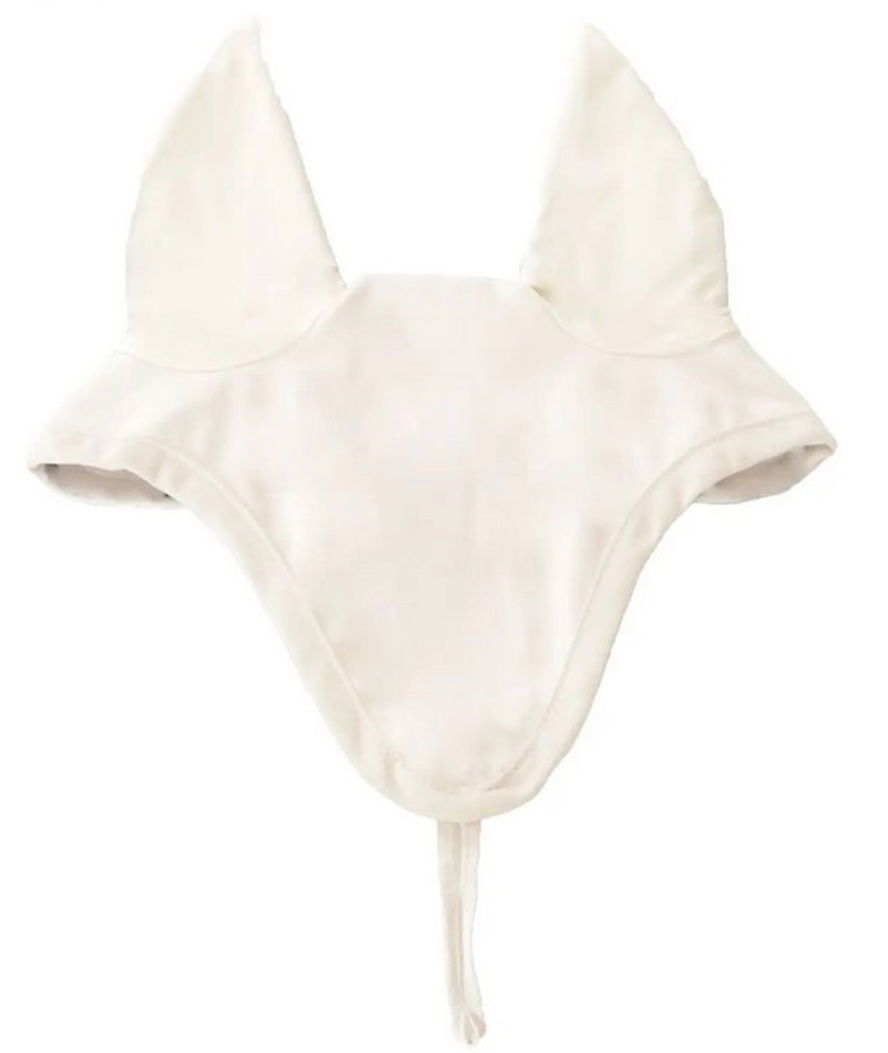 Cuffietta lunga antimosche Liza per cavalli misto cotone con orecchie in lycra senza logo - foto 3