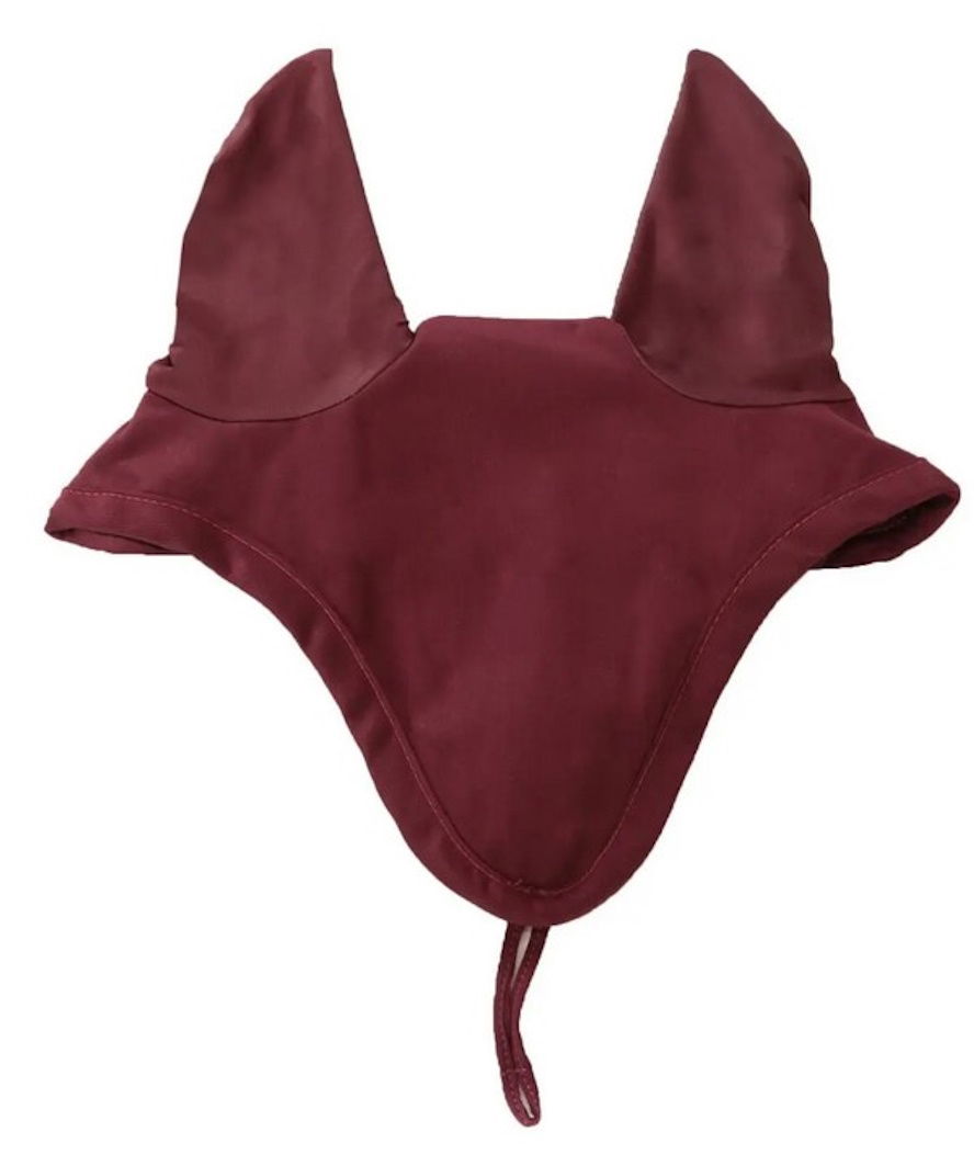 Cuffietta lunga antimosche Liza per cavalli misto cotone con orecchie in lycra senza logo - foto 4