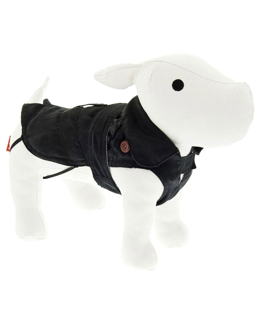 PROMOZIONE BEIGE Trench impermeabile per cani con interno staccabile 45 cm - foto 3