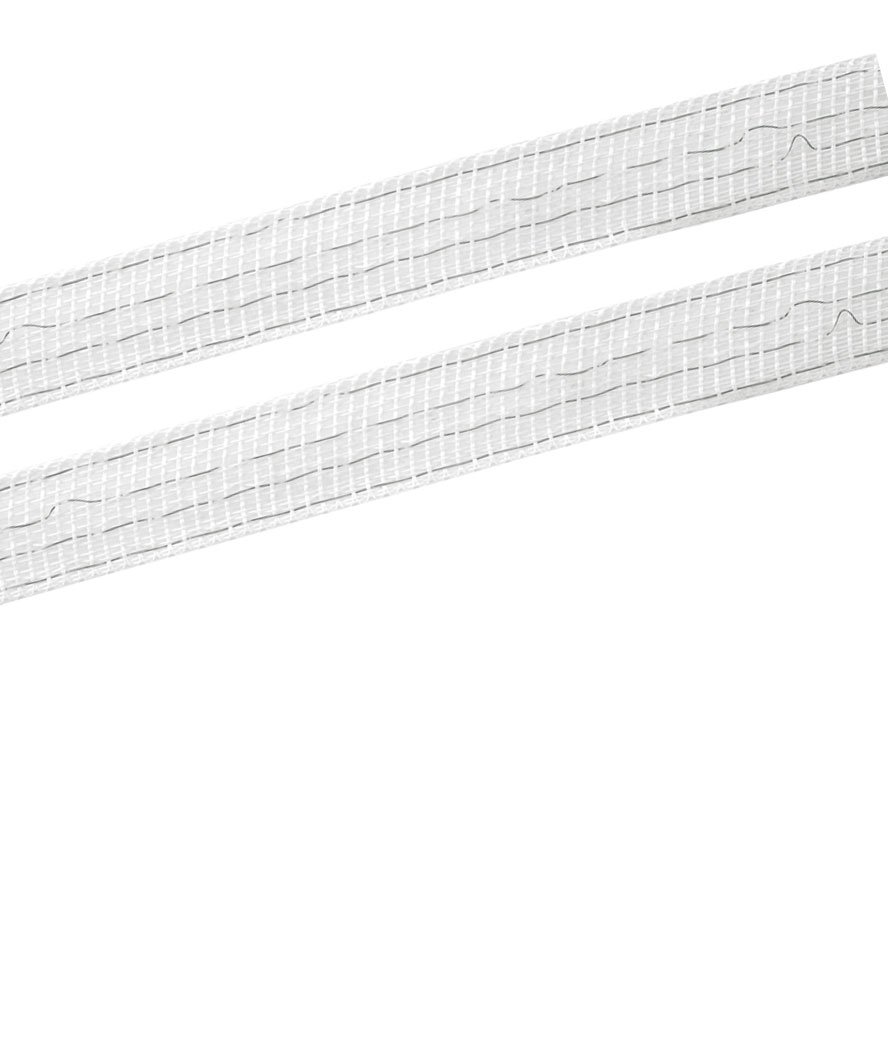 Banda per recinzioni elettriche da 2cm lunga 200m x 4 conduttori acciaio da 0.16mm Bianca - foto 1