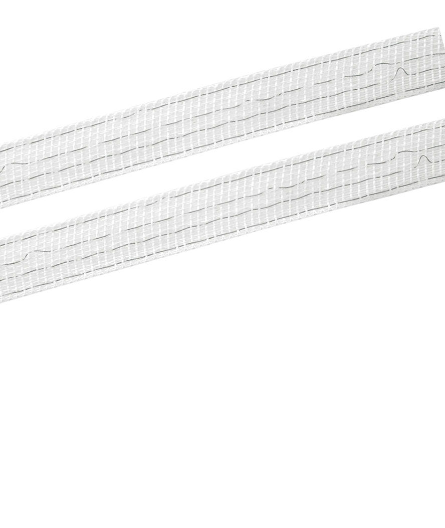 2cm electric fence band 200m long x 4 0.16mm steel conductors White - photo 1