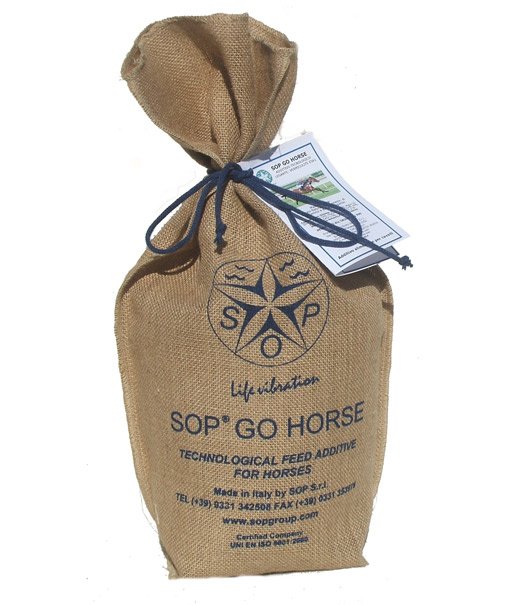 PROMOZIONE SOP GO HORSE reidratante per cavalli migliora assimilazione degli elettroliti e riduce le perdite 500g