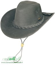 Cappello western crosta ingrassata