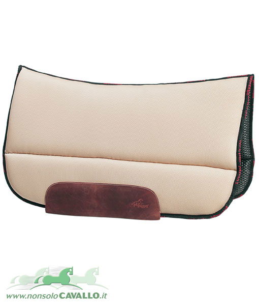 Sottosella western traspirante in neoprene e air mesh imbottito in ovatta termica
