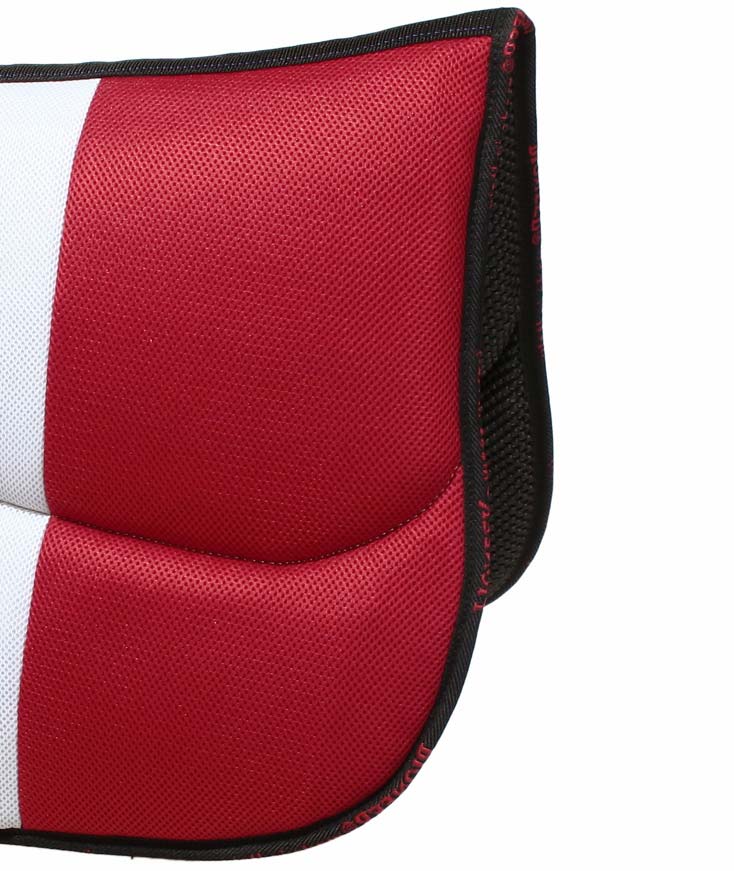 Sottosella western colori Italia e Francia traspirante in neoprene e air mesh imbottito in ovatta termica - foto 2
