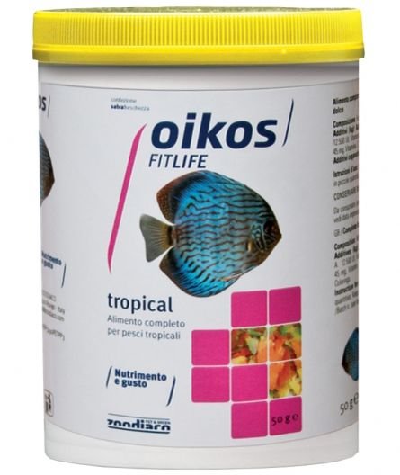 Fitlife Tropical mangime completo in fiocchi per pesci tropicali di acqua dolce