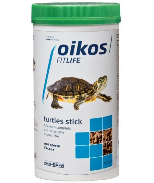 Fitlife Turtles stick alimento completo in bastoncini galleggianti per tartarughe acquatiche 250 g x 6 pz.