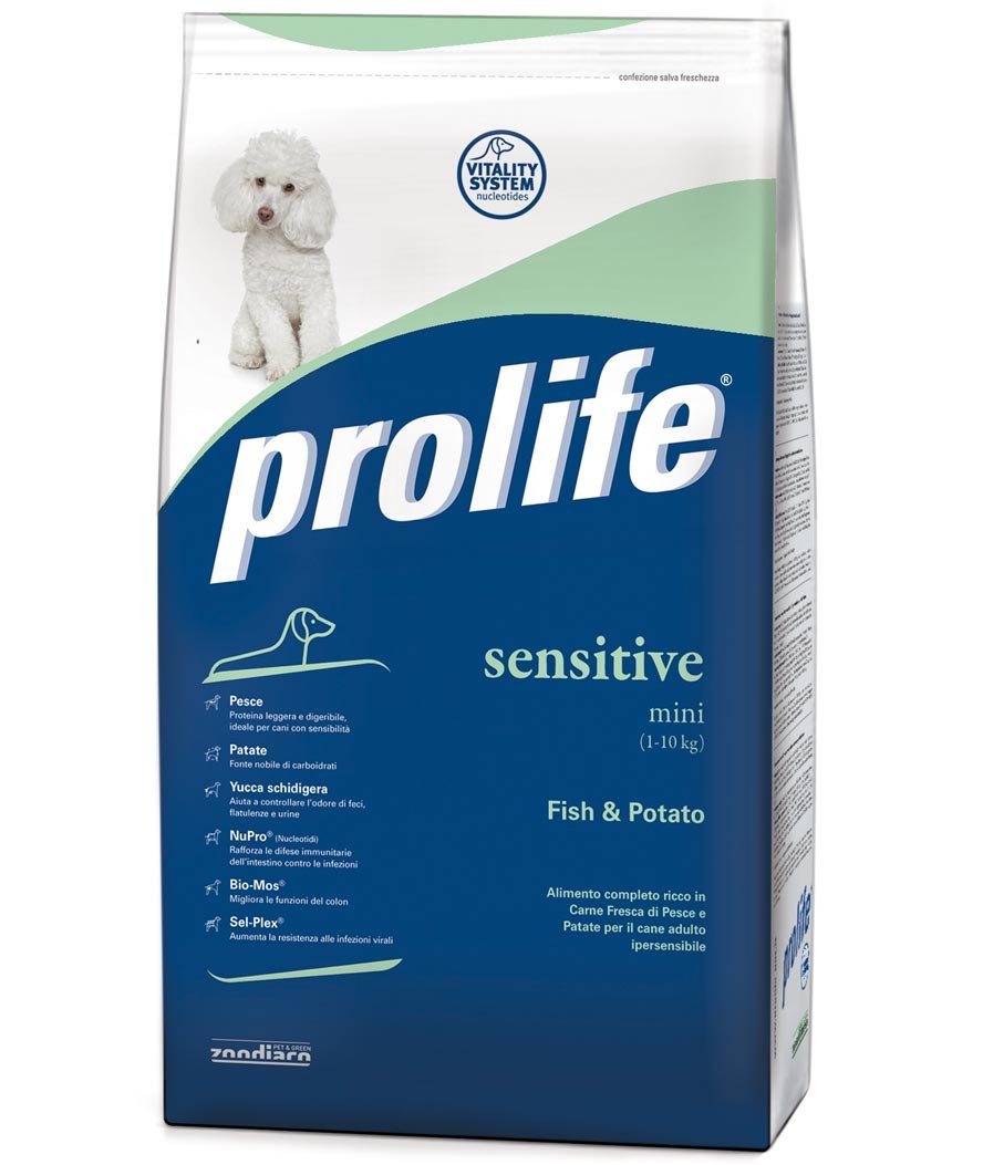 Prolife Sensitive Mini Pesce e Patate grain free per cani