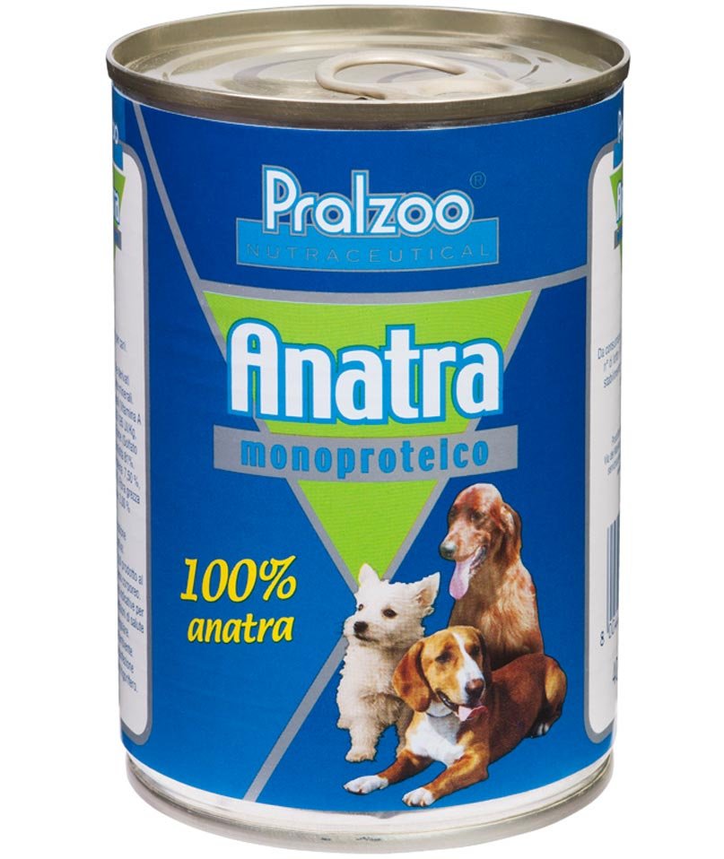 Pralzoo 100% Anatra monoproteico 400 g per cani