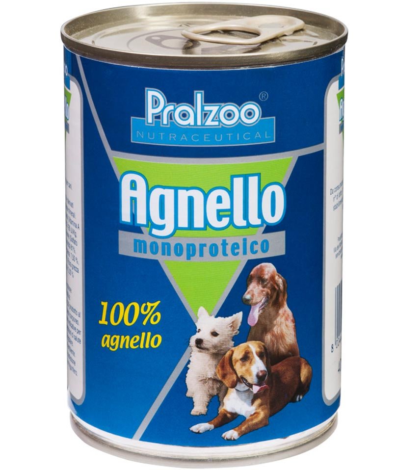 Pralzoo 100% Agnello monoproteico 400 g per cani