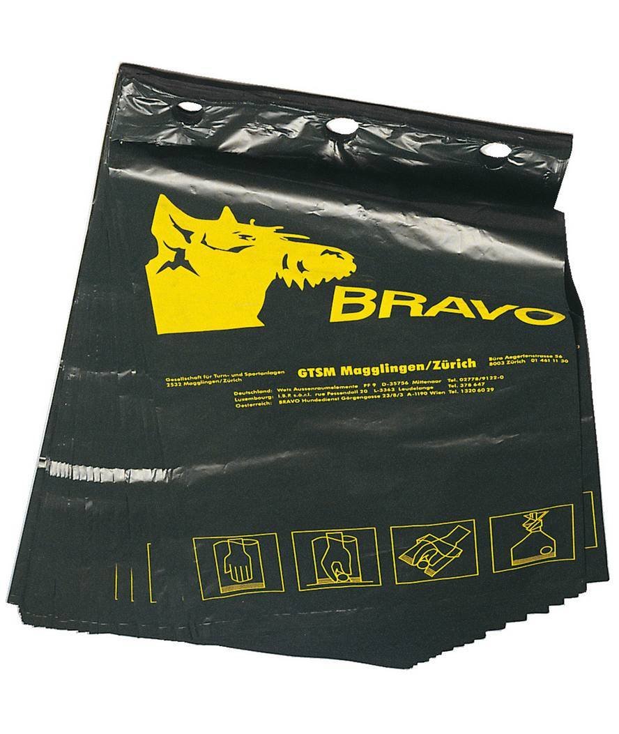 100 sacchetti igienici modello Bravo per cani 