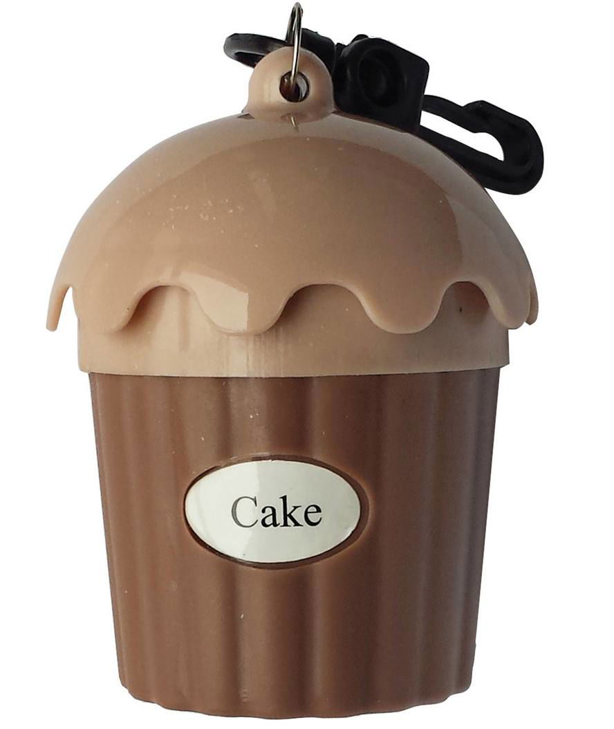 Dispenser per sacchetti igienici in plastica Cake con un rotolo incluso per cani e gatti