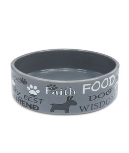 Ciotola in ceramica per cani modello Dog Wisdom