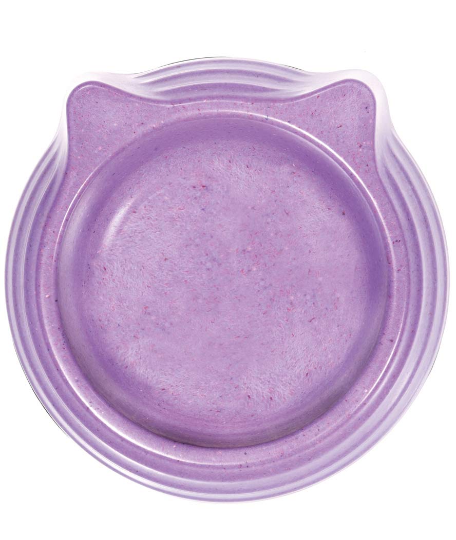 Ciotola small in bamboo naturale con gommini antiscivolo per gatti e cani  - foto 3