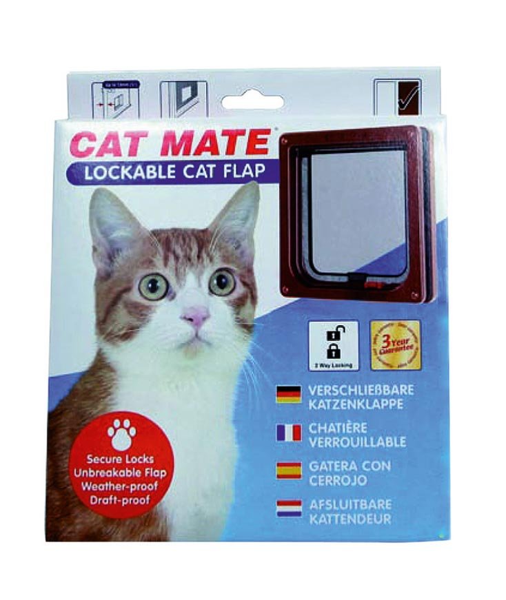 Porta basculante Pet-mate per gatti con pannello indistruttibile - foto 1
