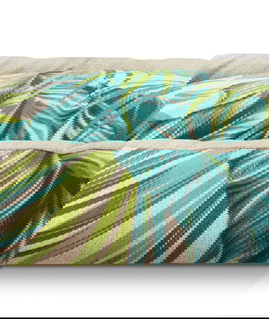 Cuccia in cotone con fantasia stampa digitale modello Tropical per cani e gatti  - foto 1