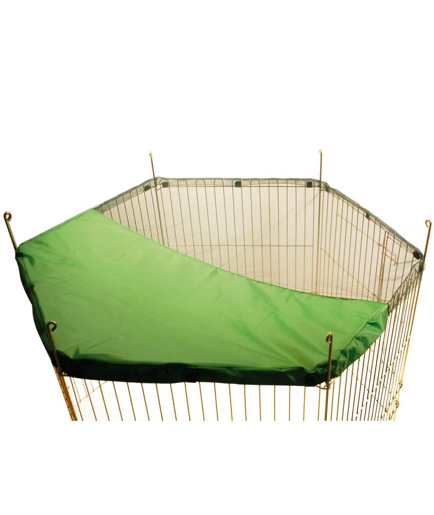 PROMOZIONE Copertura in tessuto e rete per recinto in metallo articolo REC-1314 per cani - foto 2