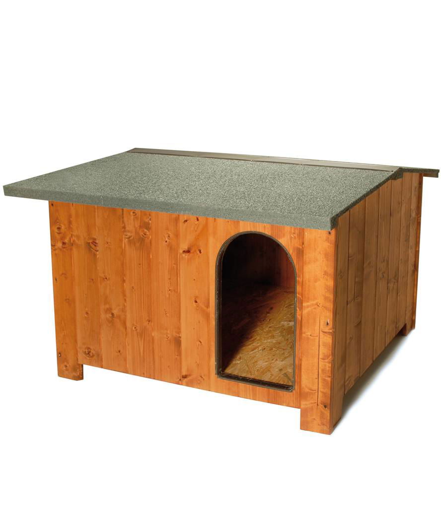 Cuccia da esterno in legno linea Spring modello Chalet per cani