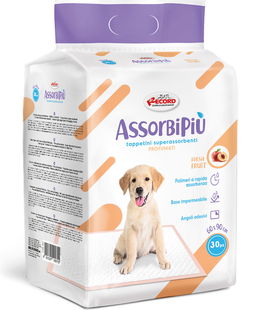 30 tappetini Assorbipiù fresh fruits profumo di frutta con angoli adesivi 60x90 cm per cani