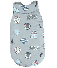 Cappottino impermeabile per cani Space and Aliens