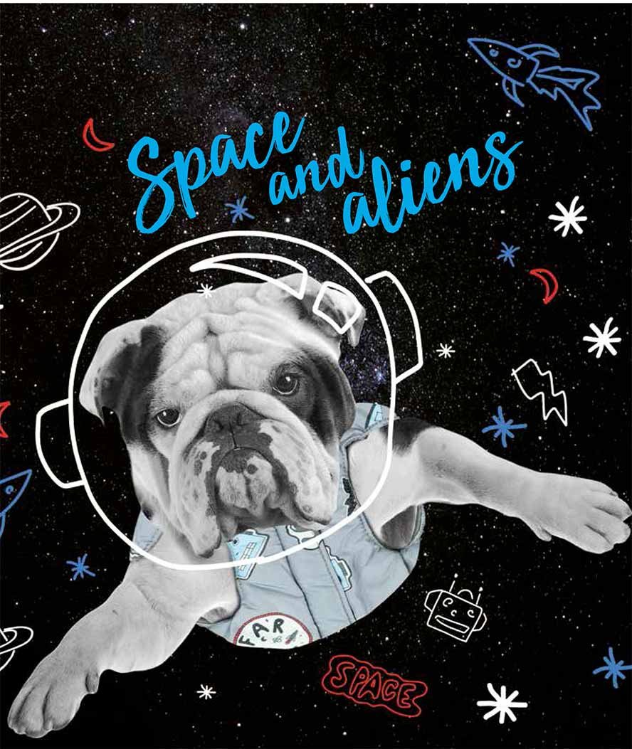 Cappottino impermeabile modello Space and Aliens per cani  - foto 5