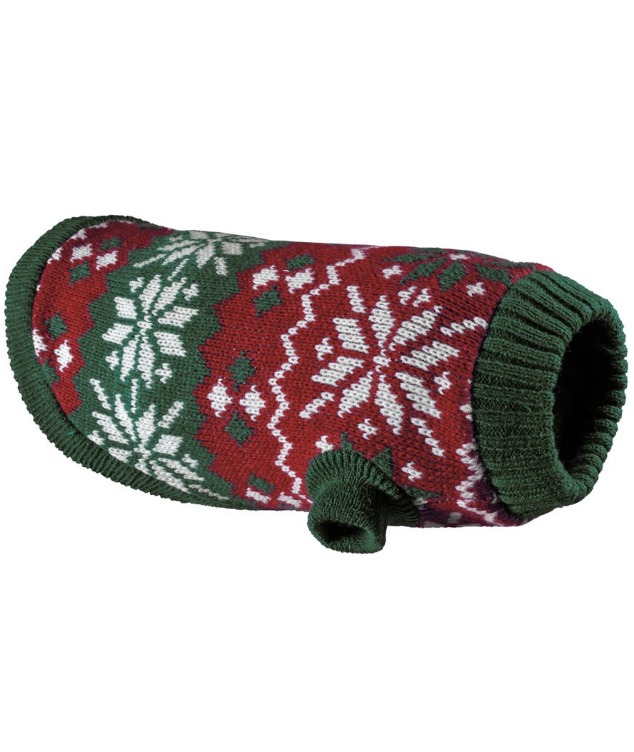 Maglione Norvegese natalizio a mezza manica per cani