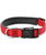 Collare in nylon con rivestimento in neoprene e clip in plastica per cani 