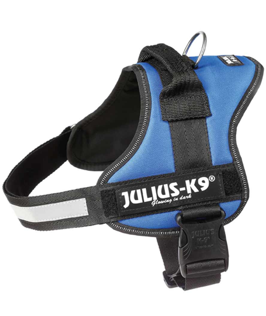 Pettorina Julius K9 PowerHarness per città e passeggiate Tg M misura 0 torace 58-76 cm peso 13-25 kg - foto 3