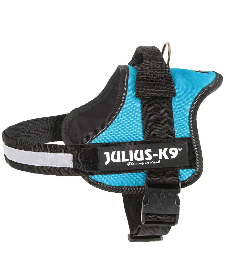 Pettorina Julius K9 PowerHarness per città e passeggiate Tg M misura 0 torace 58-76 cm peso 13-25 kg - foto 5