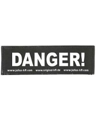 Danger Patch Julius K9 intercambiabile 8x2cm per baby 1