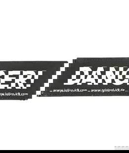 Danger Patch Julius K9 intercambiabile 8x2cm per baby 1
