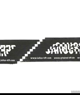Gangster Patch Julius K9 intercambiabile 8x2cm per baby 1