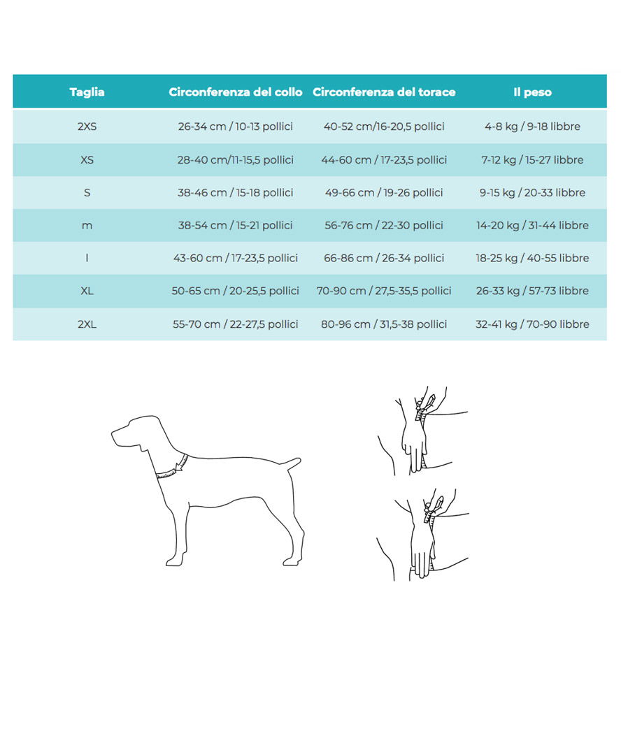 Pettorina Julius K9 IDC Longwalk Harness da trekking 2XL torace 80-96 cm x 32-41 kg per cani  - foto 3