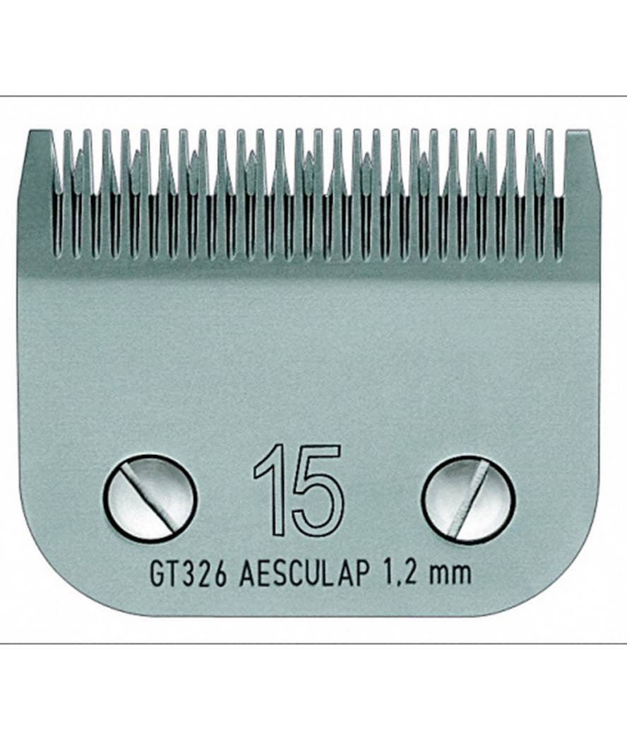 Testina 15 Aesculap A5 linea A5 lunghezza di taglio 1,2 mm