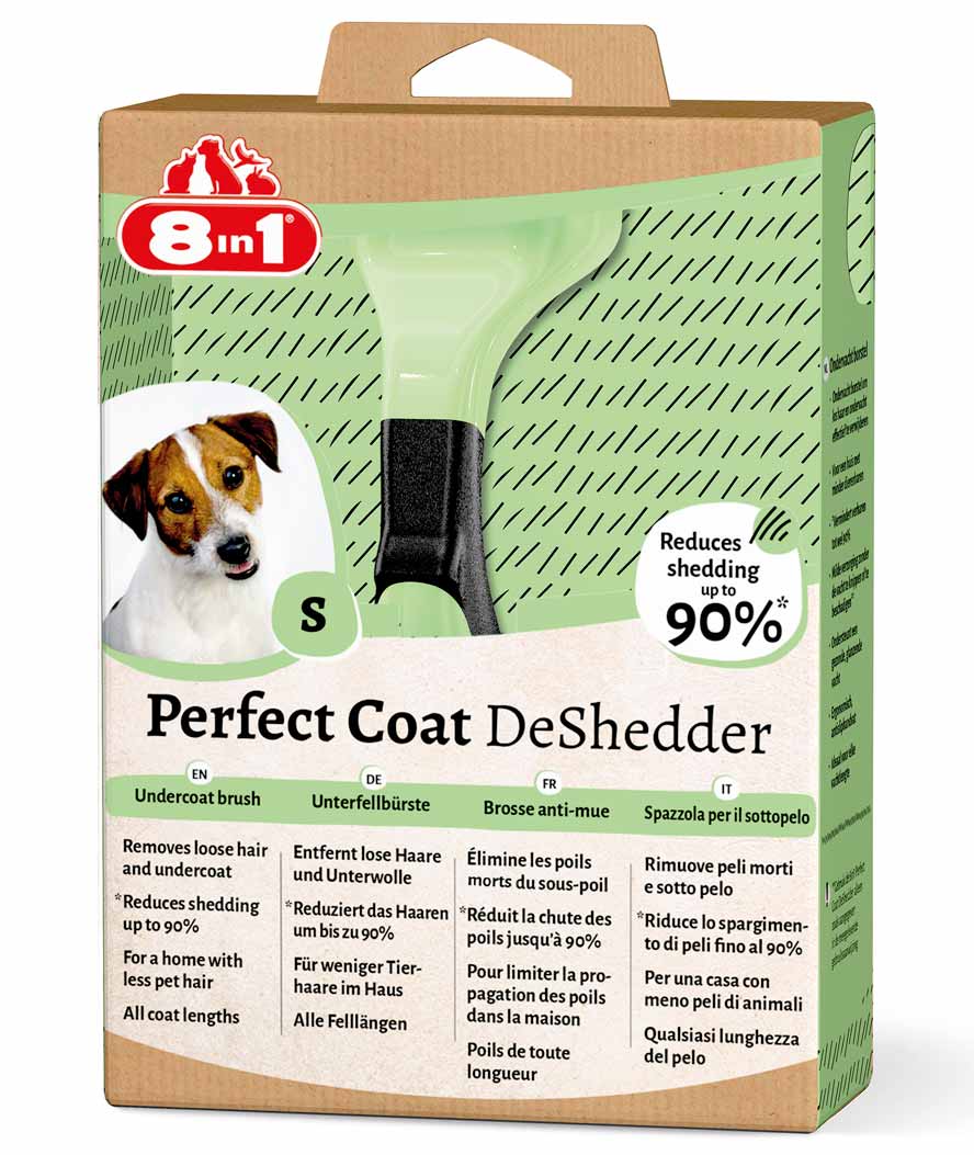 Spazzola 8in1 Perfect Coat con manico ergonomico per cani piccoli - foto 1