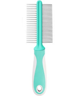Pettine doppio linea Hairmony per pelo medio lungo di cani e gatti