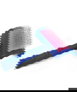 Cardatore large Tuffer than Tangles con punte piccole maneggevole ed ergonomico per cani e gatti