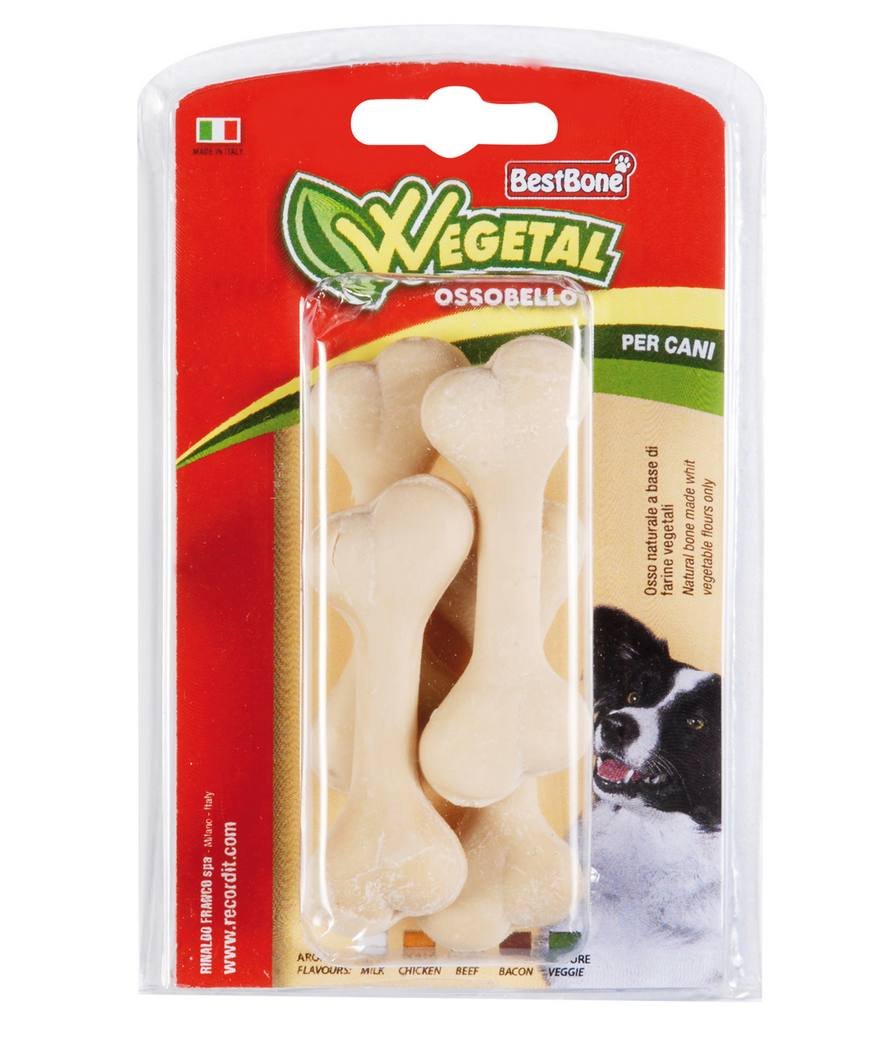 4 ossi extra small Snack naturali Wegetal vegetariani per cani vari gusti