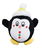 Peluche di Natale modello pinguino con squeaker sonoro per cani 