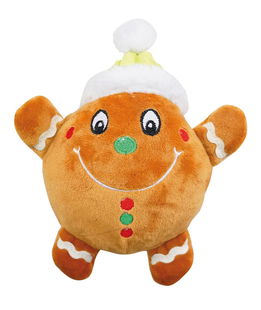 Peluche di Natale modello Bassotto con squeaker sonoro per cani