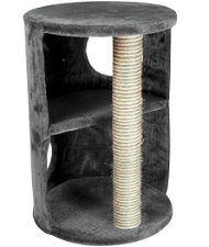 Tiragraffi modello Torre con nicchia doppia per gatti 45 x 42 x 58 cm