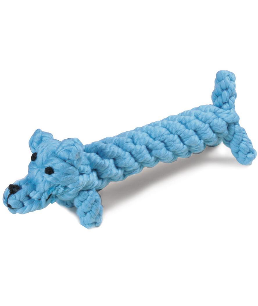 Peluche in corda Linea Cotton Friends Cane favorisce pulizia denti per cani