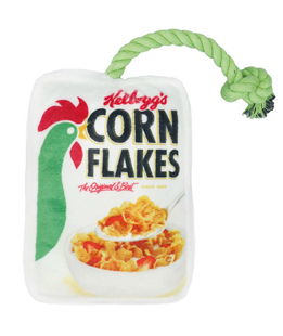 Peluche per cani con corda Kellog's Corn Flakes