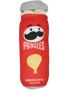 Peluche per cani con squeaker Pringles