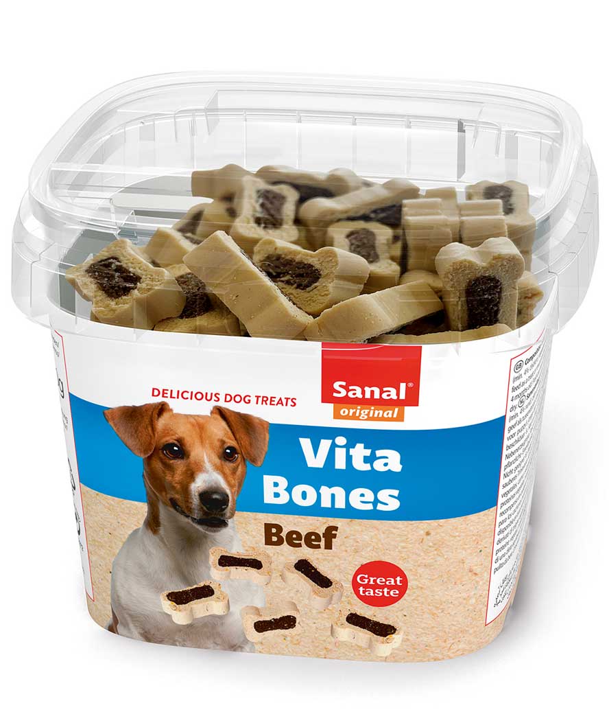 Ossa Sanal Vita 6 barattoli da 100 g ciascuno per cani 