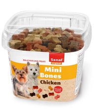Mini ossicini Sanal multigusto per cani 6 barattoli da 100g cad