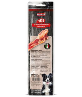 Vero osso di prosciutto crudo stagionato grande per cani