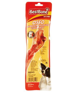 Vero osso di prosciutto crudo stagionato medio per cani