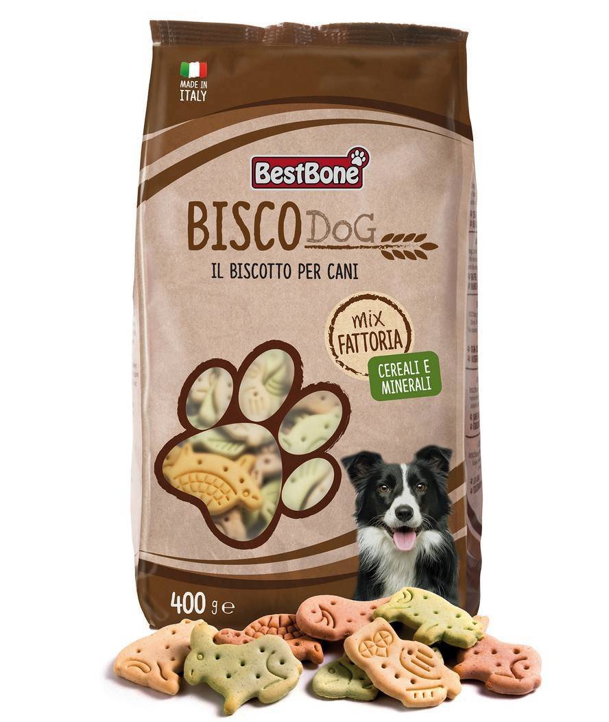 Biscotti animaletti Mix Fattoria 1 kg con vitamine e minerali per cani